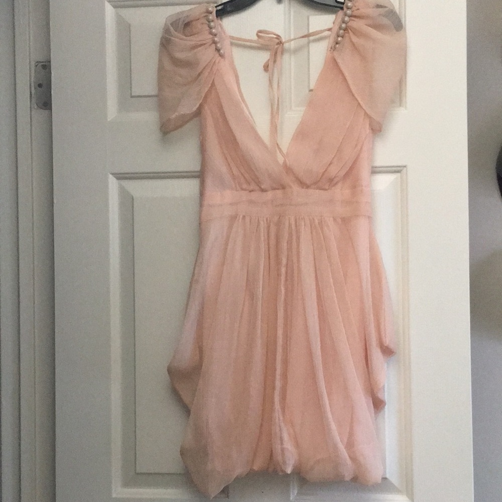 A Pale pink dress